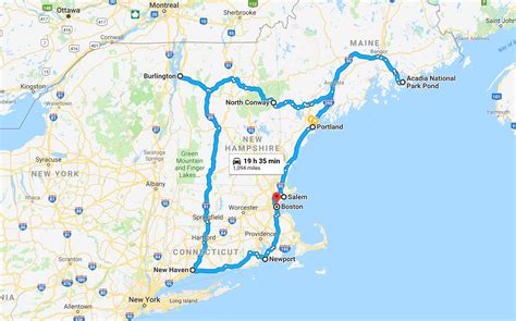 new england road trips by car